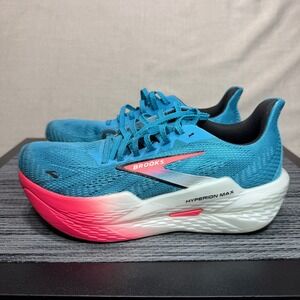Brooks Hyperion Max 2 Running Shoes - Womens 7.5 - Blue Pink 1204231B408